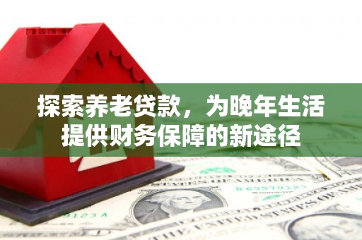 利川探索养老贷款，为晚年生活提供财务保障的新途径