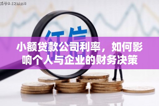 利川小额贷款公司利率，如何影响个人与企业的财务决策