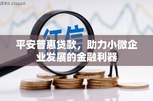 利川平安普惠贷款，助力小微企业发展的金融利器