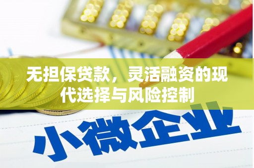 利川无担保贷款，灵活融资的现代选择与风险控制