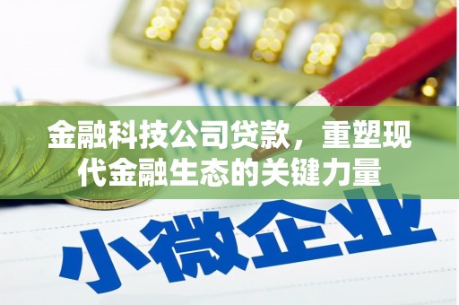 利川金融科技公司贷款，重塑现代金融生态的关键力量