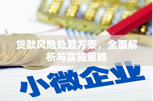 利川贷款风险处置方案，全面解析与实施策略